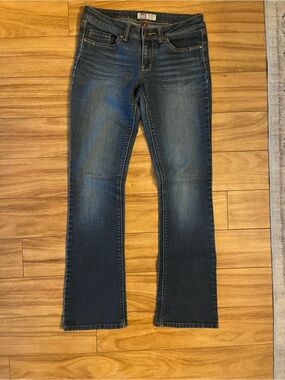 lei Y2K Low Rise Slim Bootcut Jeans